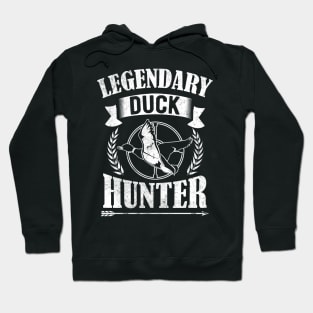 Retro Vintage Style Legendary Duck Hunting Gift For Hunter Hoodie